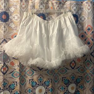 White cosplay tu-tu mini